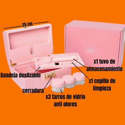 Caja Fuerte De Almacenamiento + 7 Accesorios